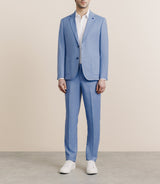 Costume 2 boutons bleu ciel - IZAC