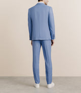 Costume 2 boutons bleu ciel - IZAC