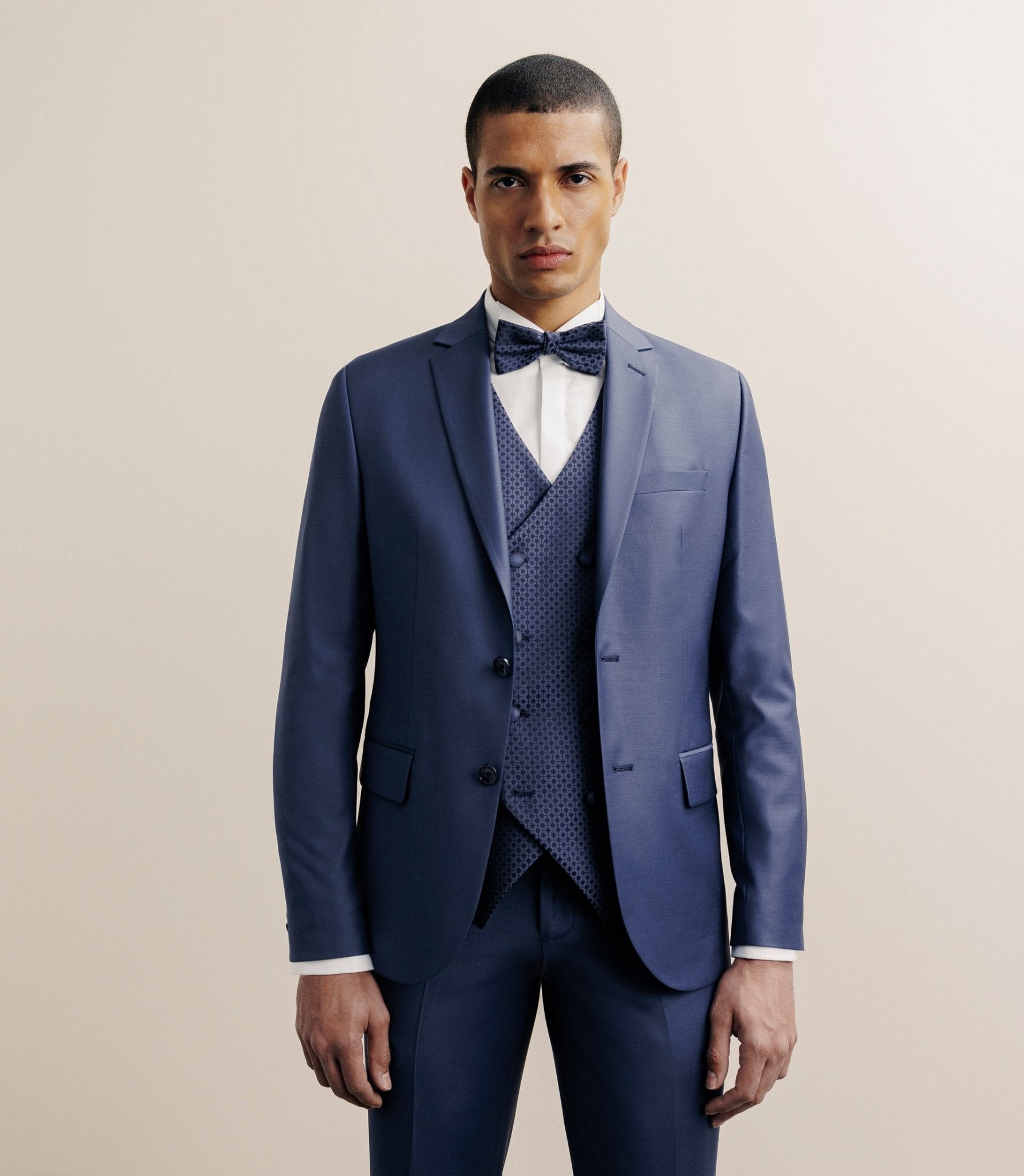 Costume 3 pièces bleu - IZAC