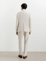 Costume croisé ecru - IZAC