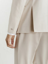 Costume croisé ecru - IZAC