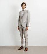 Costume 2 boutons laine majoritaire beige - IZAC