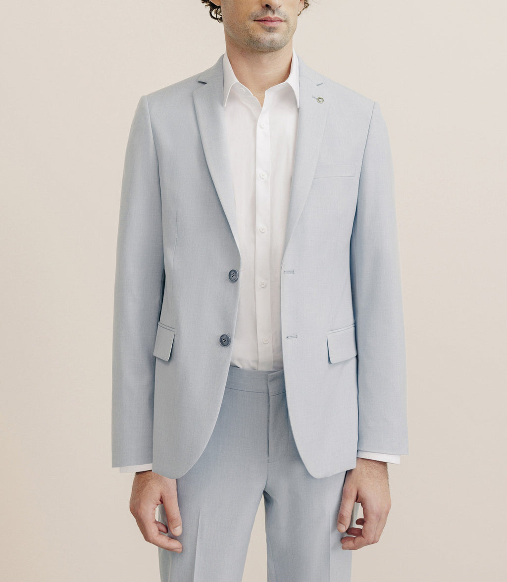Costume avec poches bleu ciel - IZAC