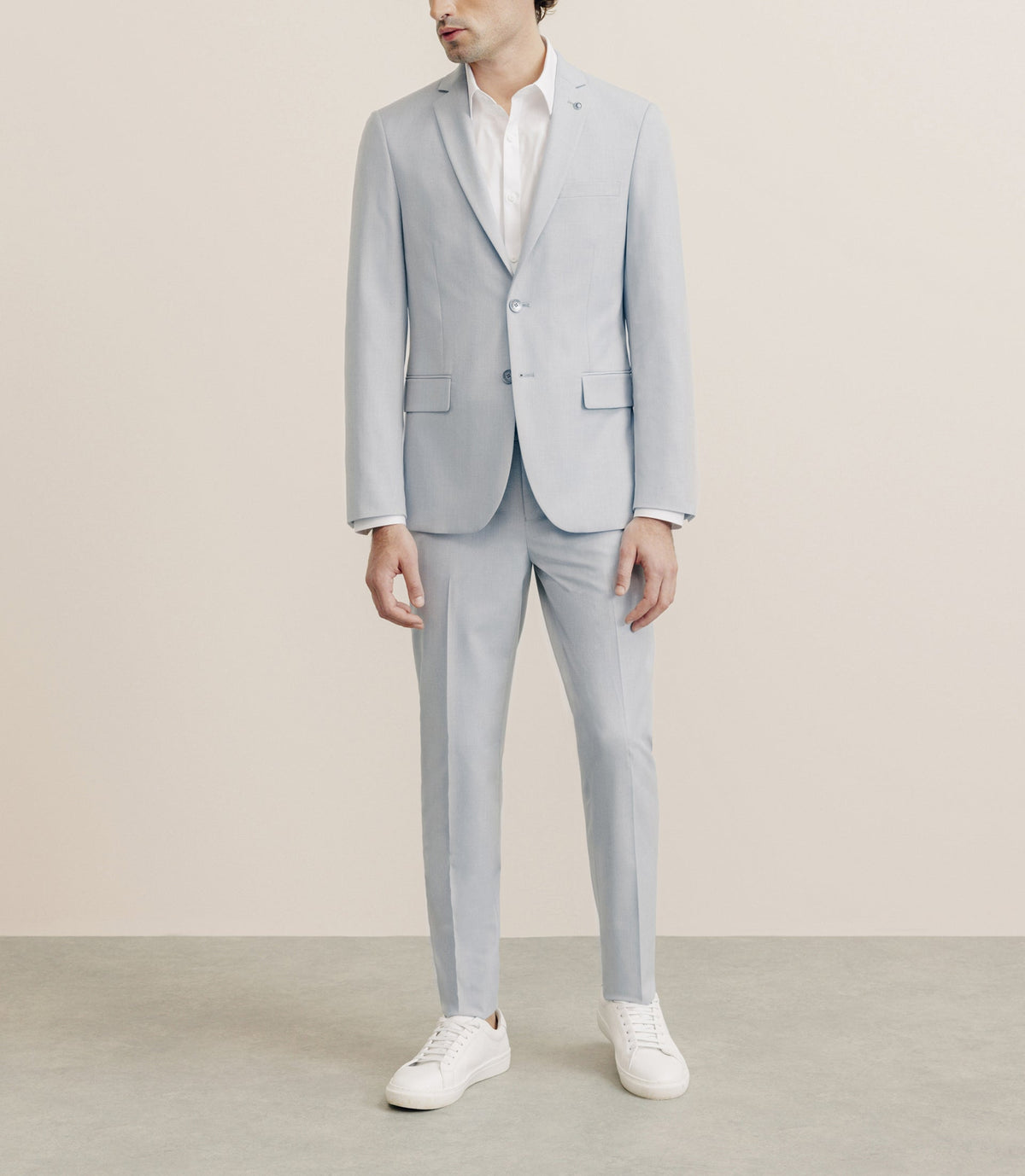Costume avec poches bleu ciel - IZAC