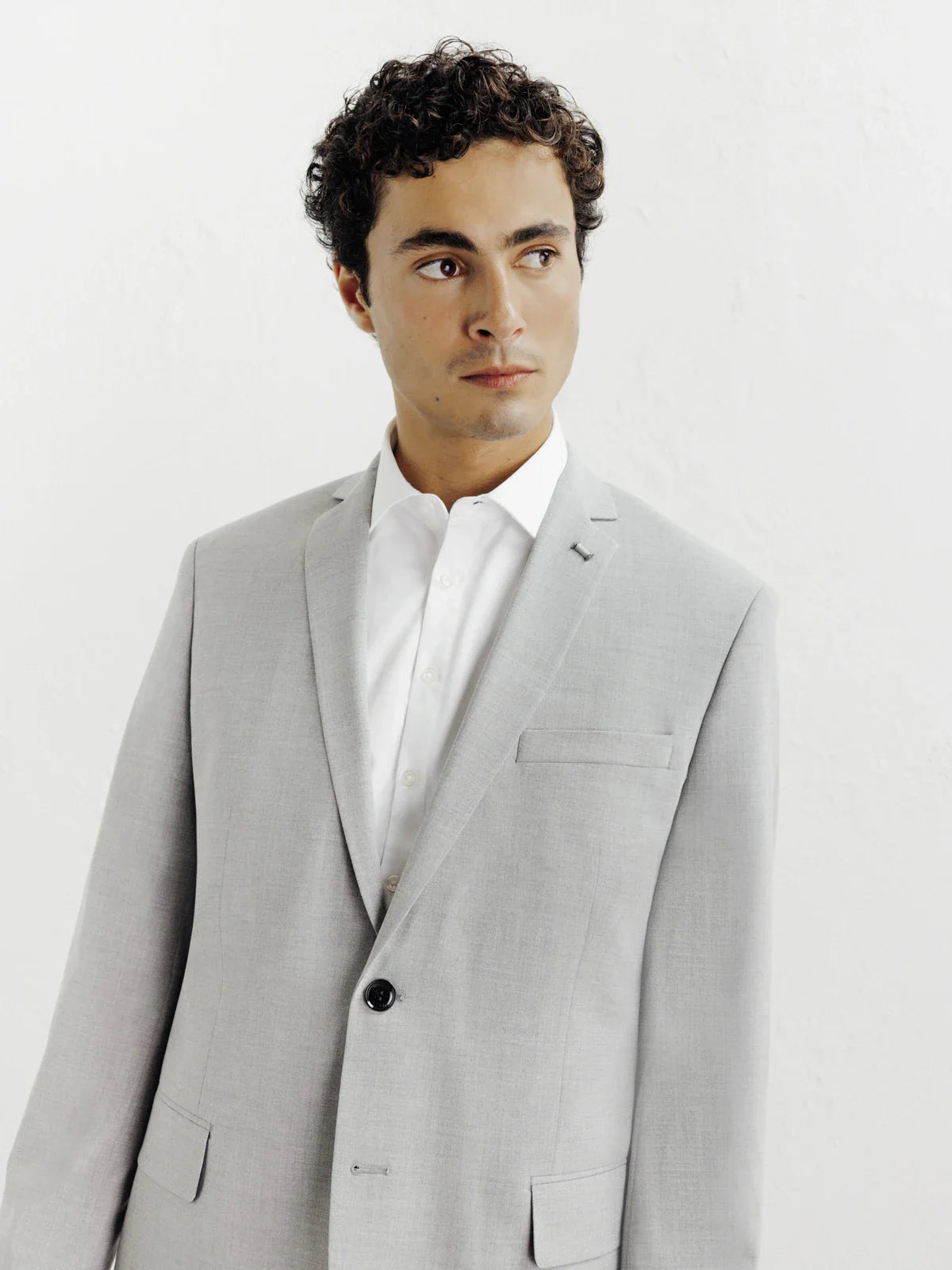 Costume avec 2 boutons gris - IZAC