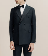 Costume croisé fit ajusté noir