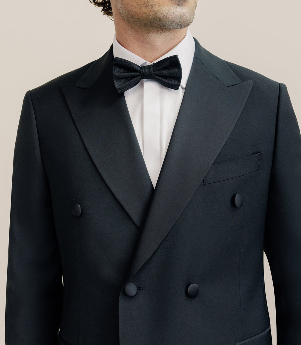 Costume croisé fit ajusté noir - IZAC