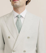 Costume croisé 6 boutons vert clair - IZAC