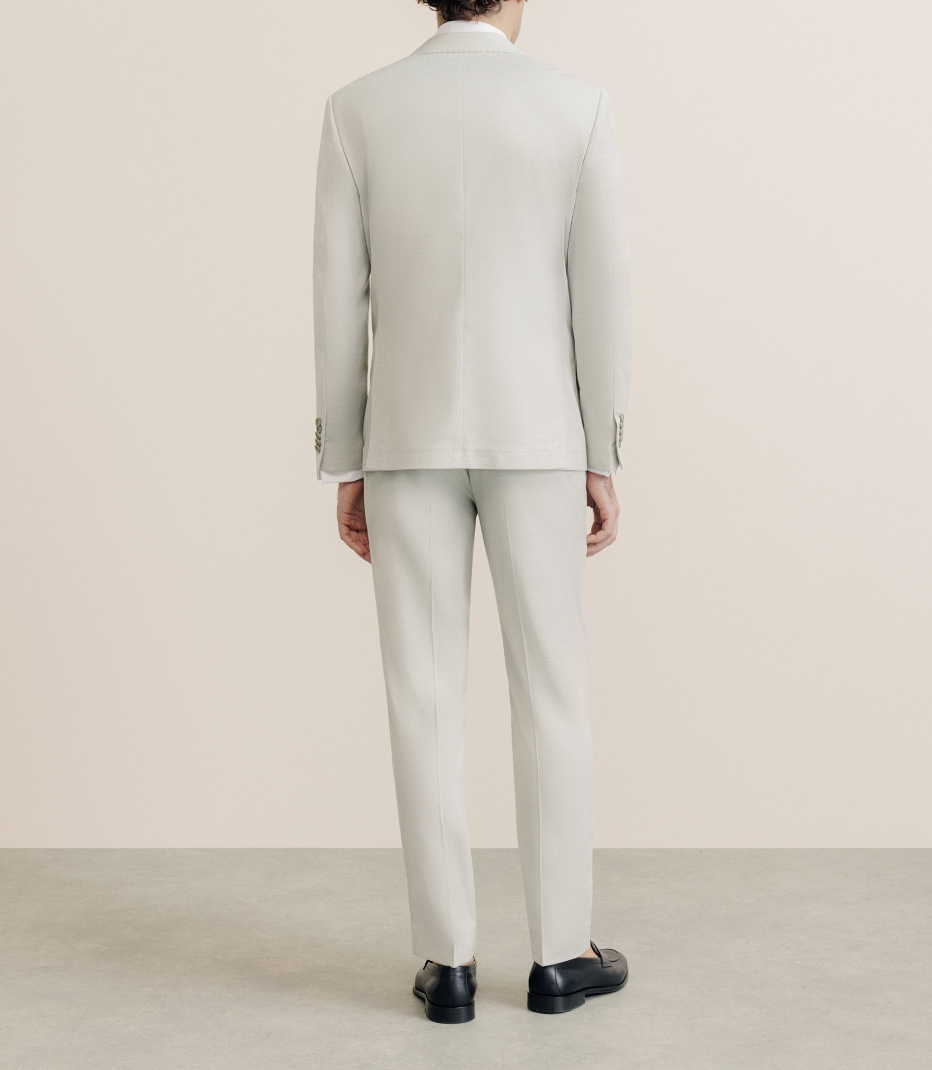 Costume croisé 6 boutons vert clair - IZAC