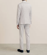 Costume en tissu carreaux beige - IZAC