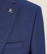 Costume avec 2 boutons bleu denim - IZAC