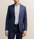 Costume avec 2 boutons bleu denim - IZAC