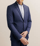 Costume avec 2 boutons bleu denim - IZAC