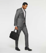 Costume 2 boutons en laine gris - IZAC