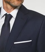 Costume 2 boutons en laine bleu marine LATIN IZAC