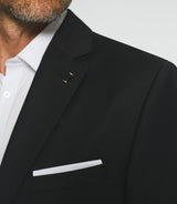 Costume 2 boutons en laine noir LIBRE - IZAC