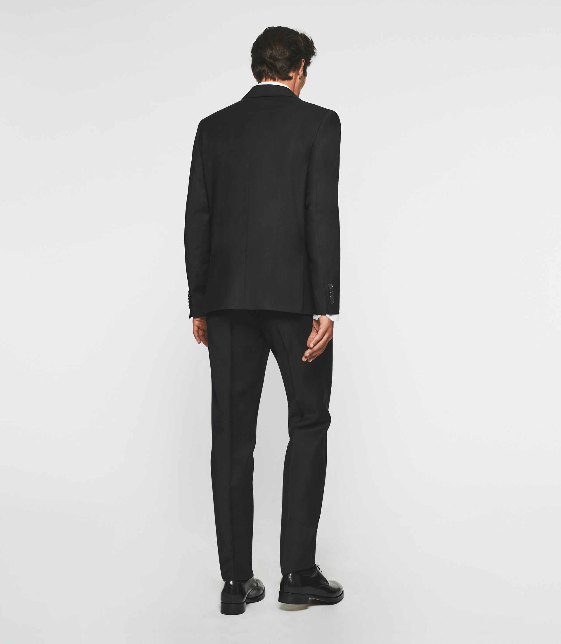 Costume 2 boutons en laine noir LIBRE - IZAC