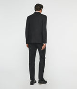 Costume 2 boutons en laine noir LIBRE - IZAC