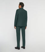 Costume 2 boutons en laine vert LIMONE - IZAC