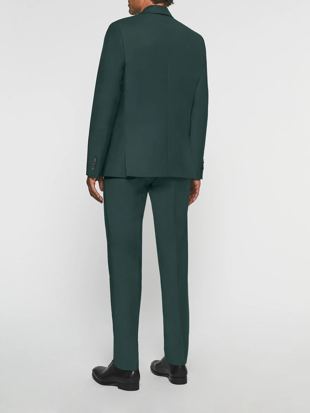 Costume 2 boutons en laine vert LIMONE - IZAC