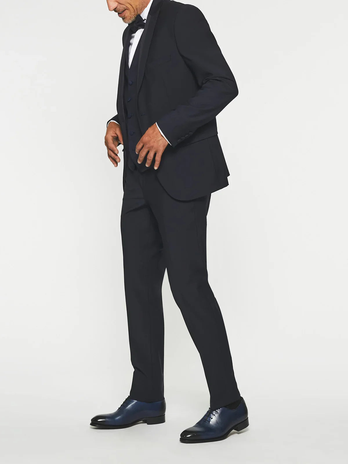 Costume cérémonie en laine bleu marine LYRIC - IZAC