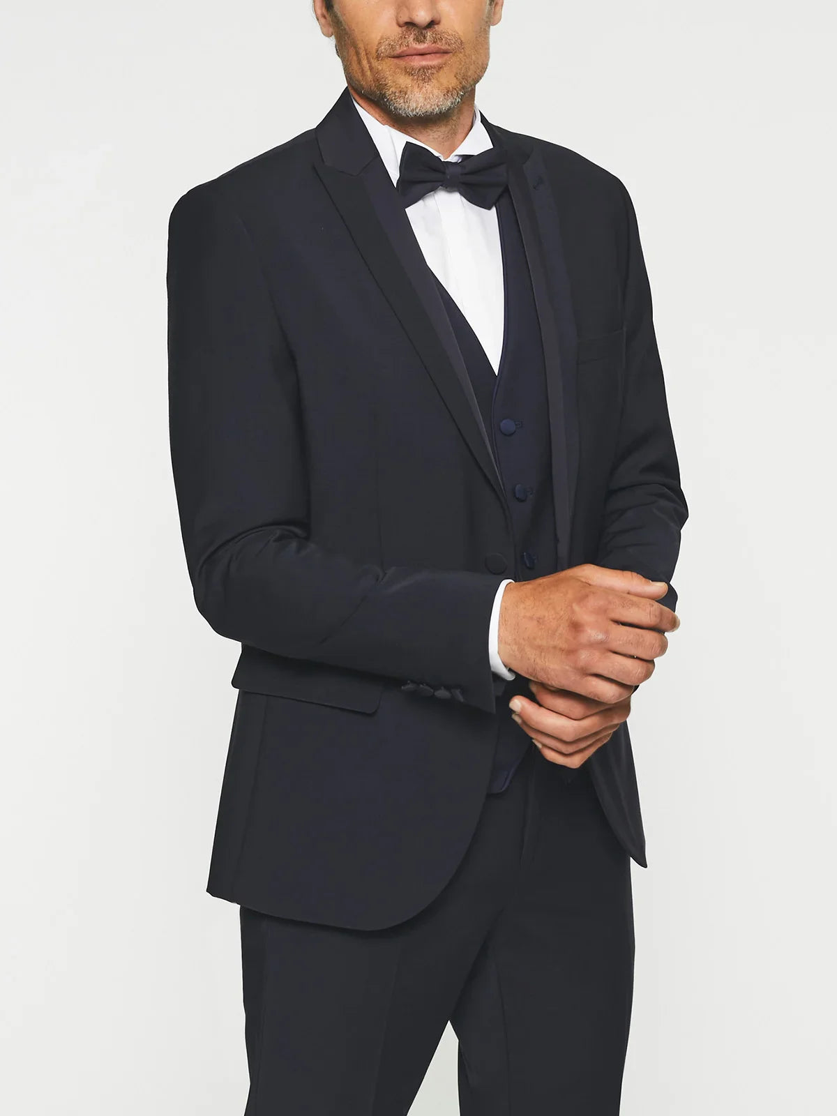 Costume cérémonie en laine bleu marine LYRIC - IZAC