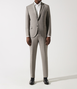 Costume à carreaux esprit Prince de Galles beige LECCE - IZAC