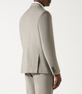 Costume à carreaux esprit Prince de Galles beige LECCE - IZAC