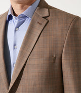 Costume à carreaux esprit Prince de Galles marron - IZAC