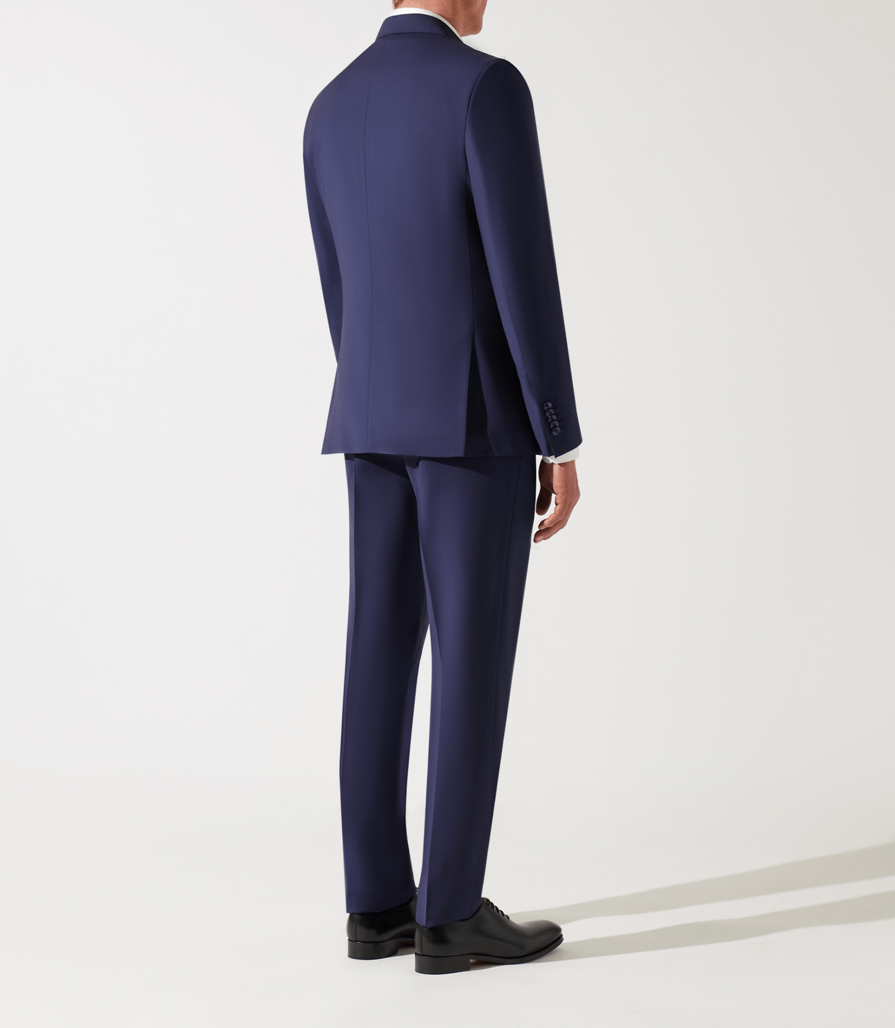 Costume 2 boutons en laine marine - IZAC