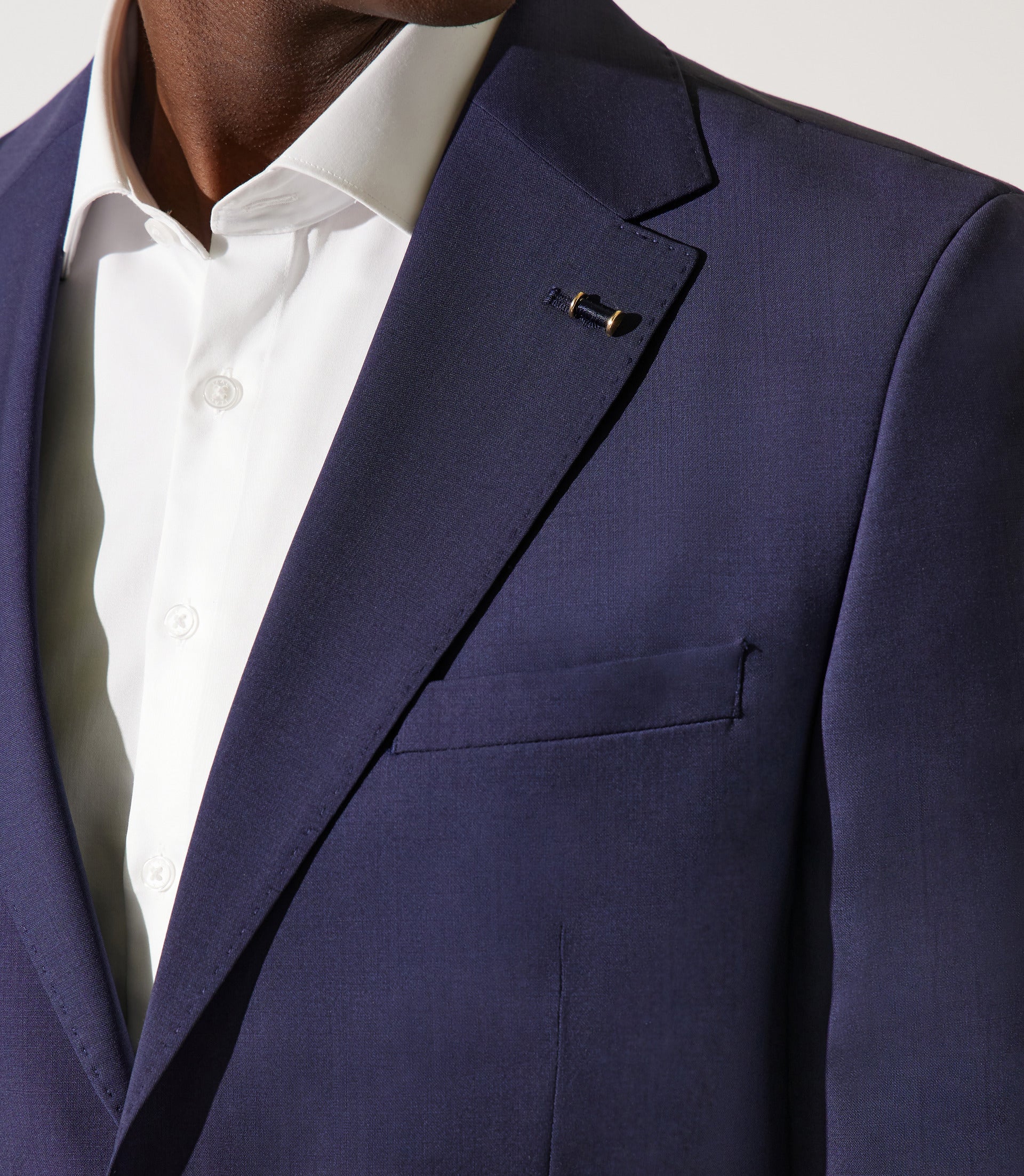 Pantalon ville laine bleu marine LIBRE - IZAC