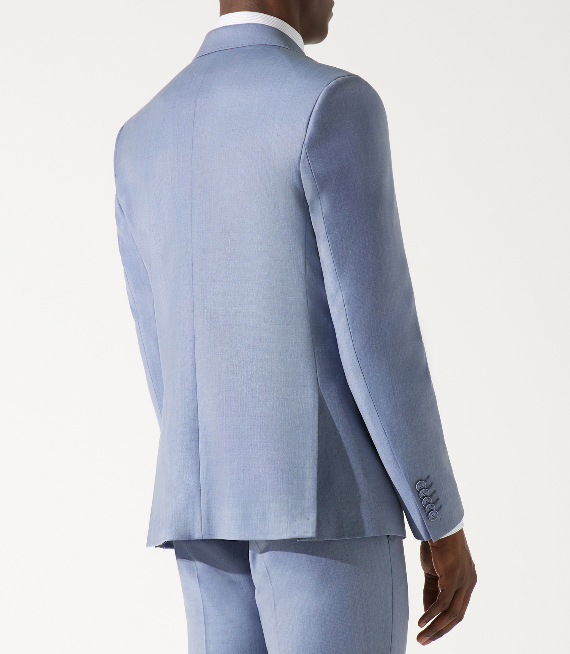 Costume 2 boutons bleu ciel - IZAC