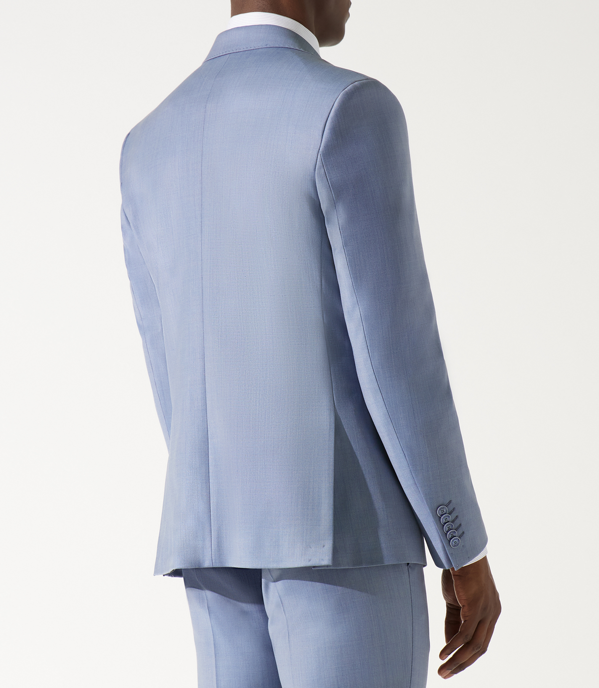Costume 2 boutons bleu ciel - IZAC