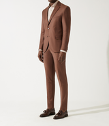 Costume 2 boutons marron cannelle - IZAC