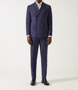 Costume croisé bleu marine - IZAC