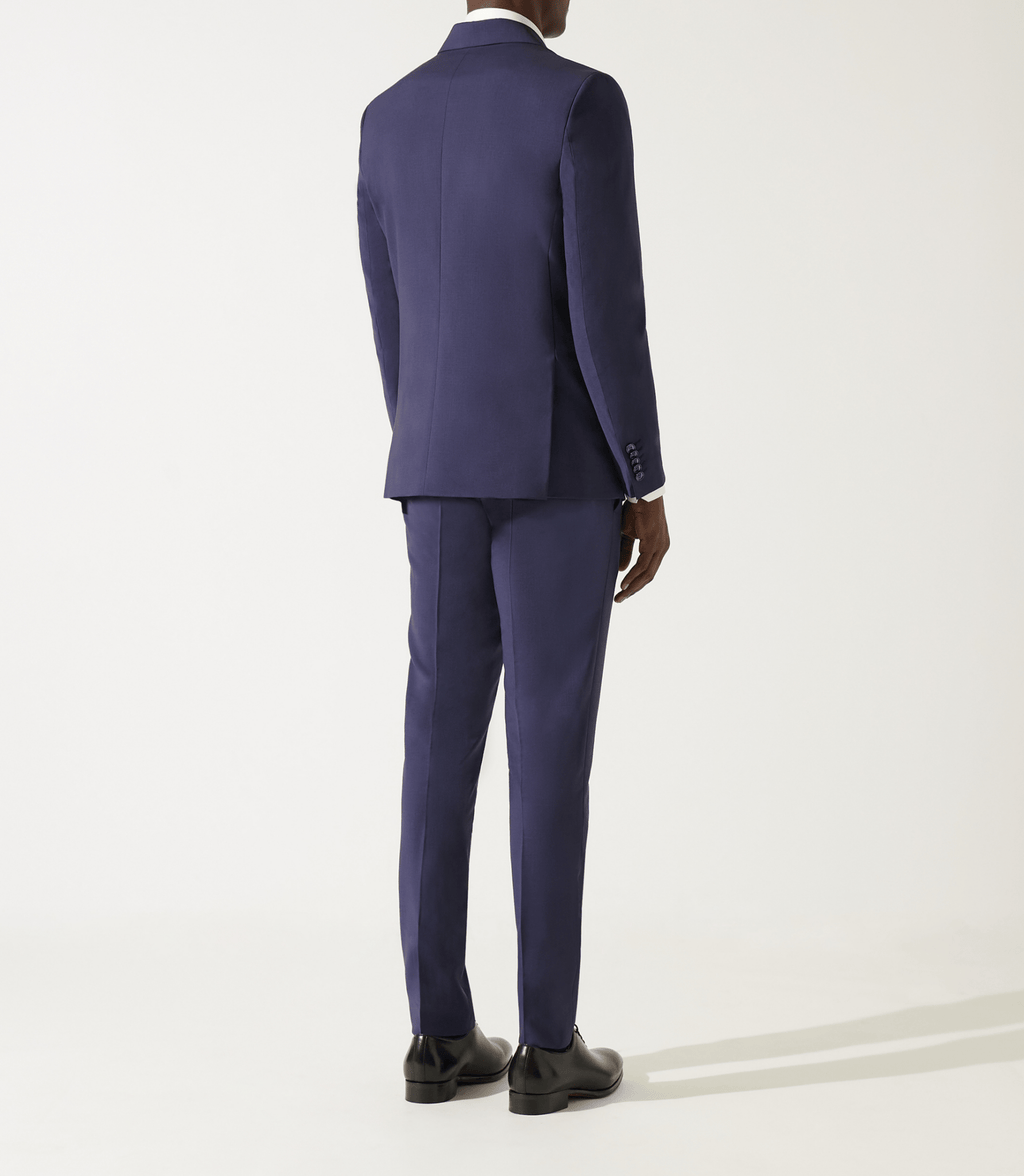 Costume croisé bleu marine - IZAC