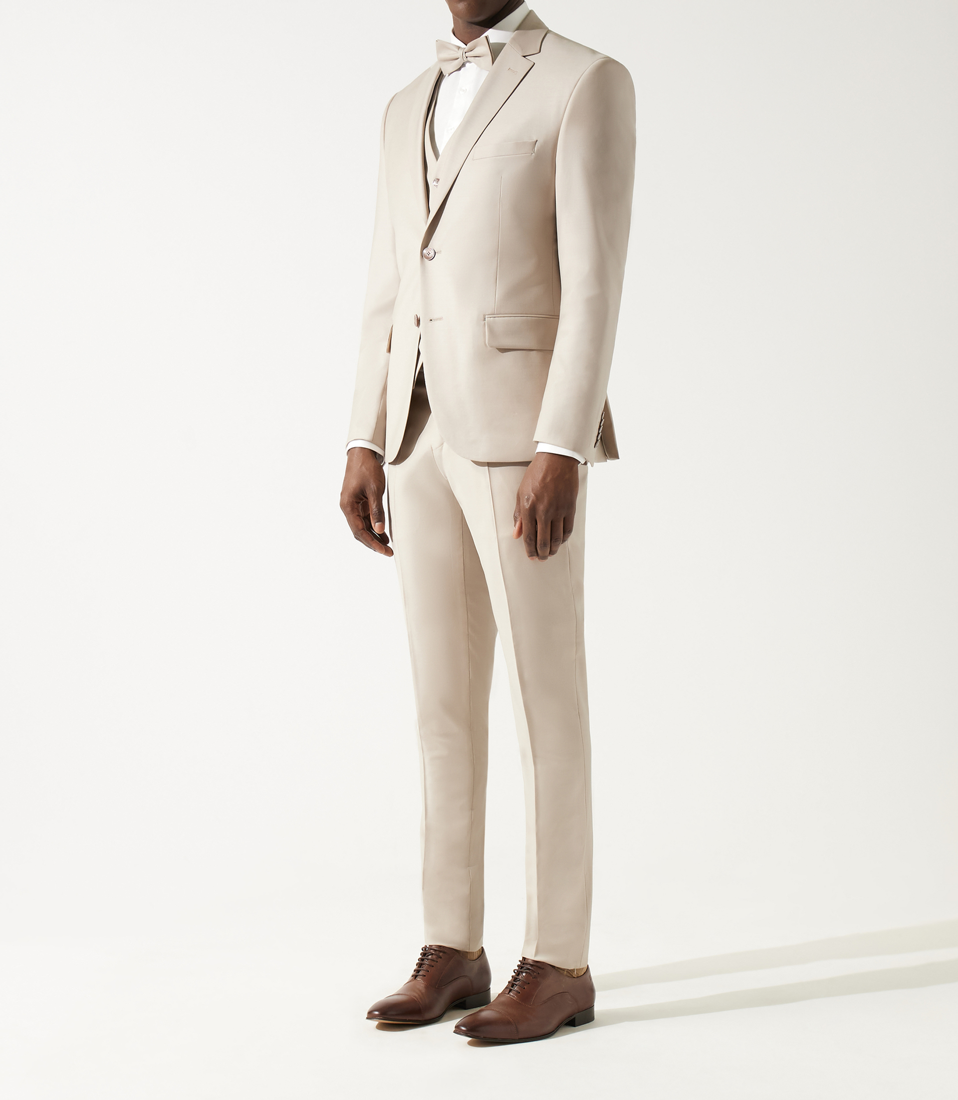 Costume beige 2 boutons - IZAC