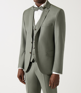 Costume kaki clair 2 boutons - IZAC