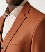 Costume 2 boutons orange brulé - IZAC