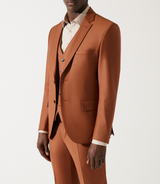 Costume 2 boutons orange brulé - IZAC