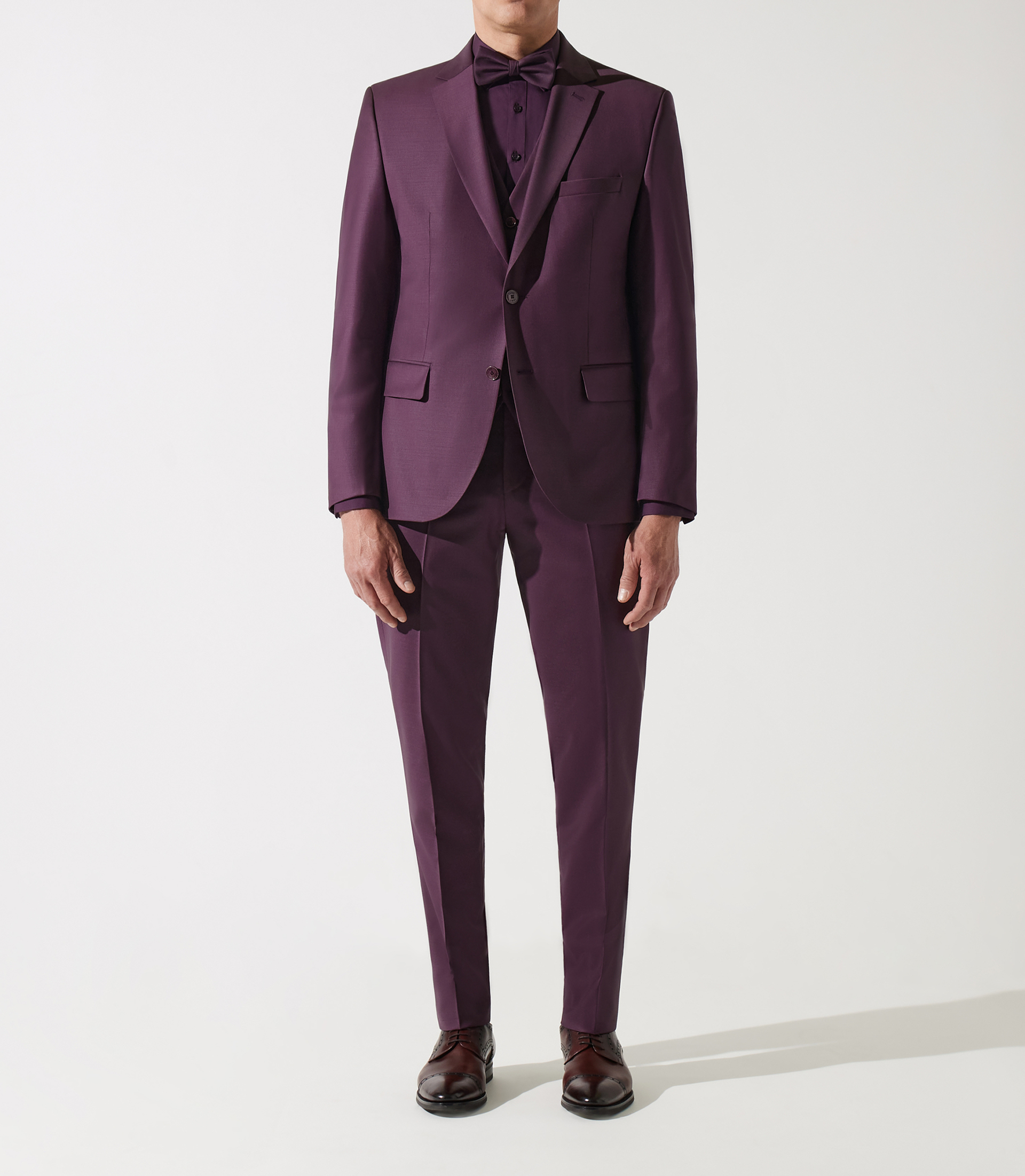 Costume violet 2 boutons - IZAC