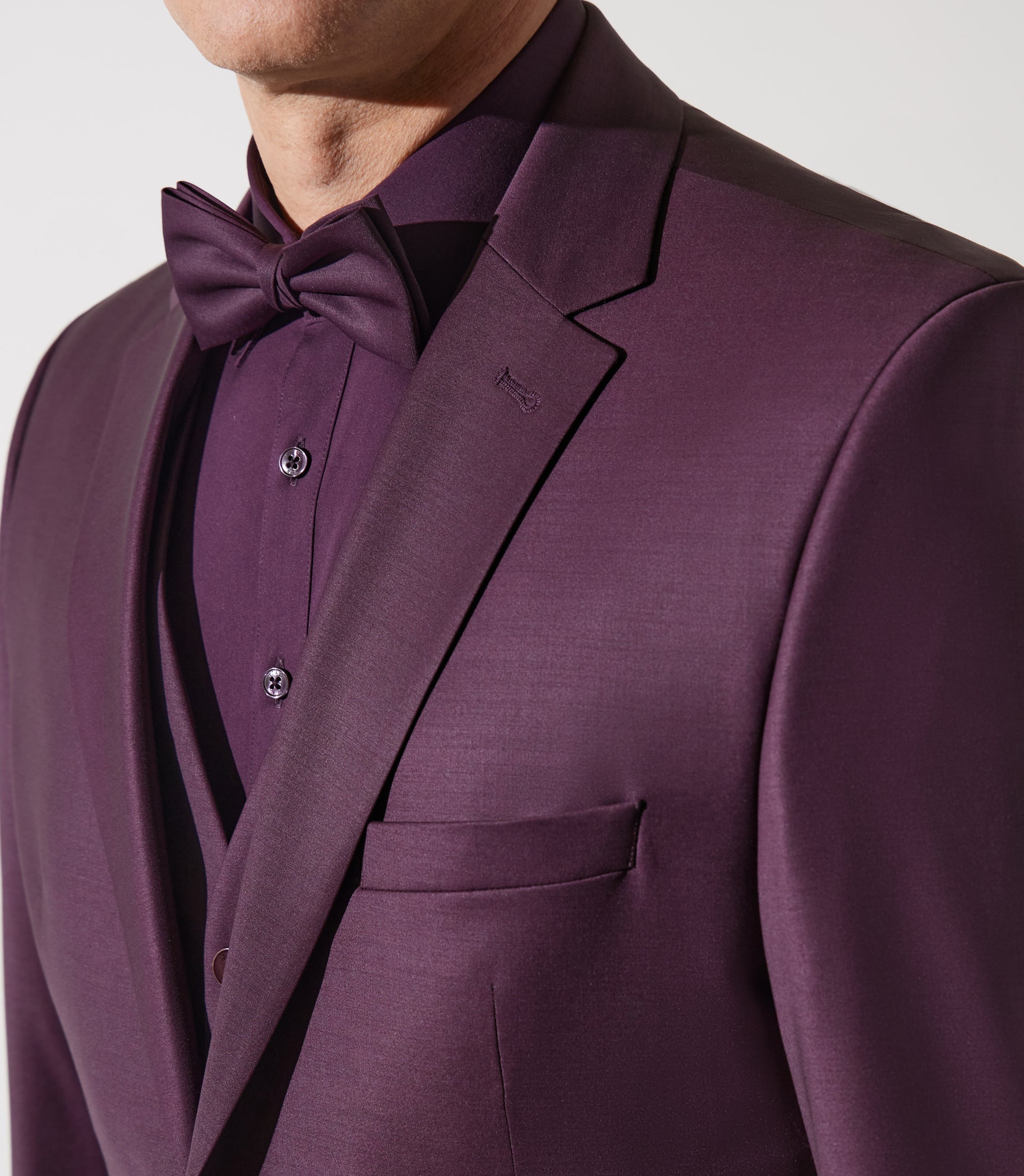 Costume violet 2 boutons - IZAC