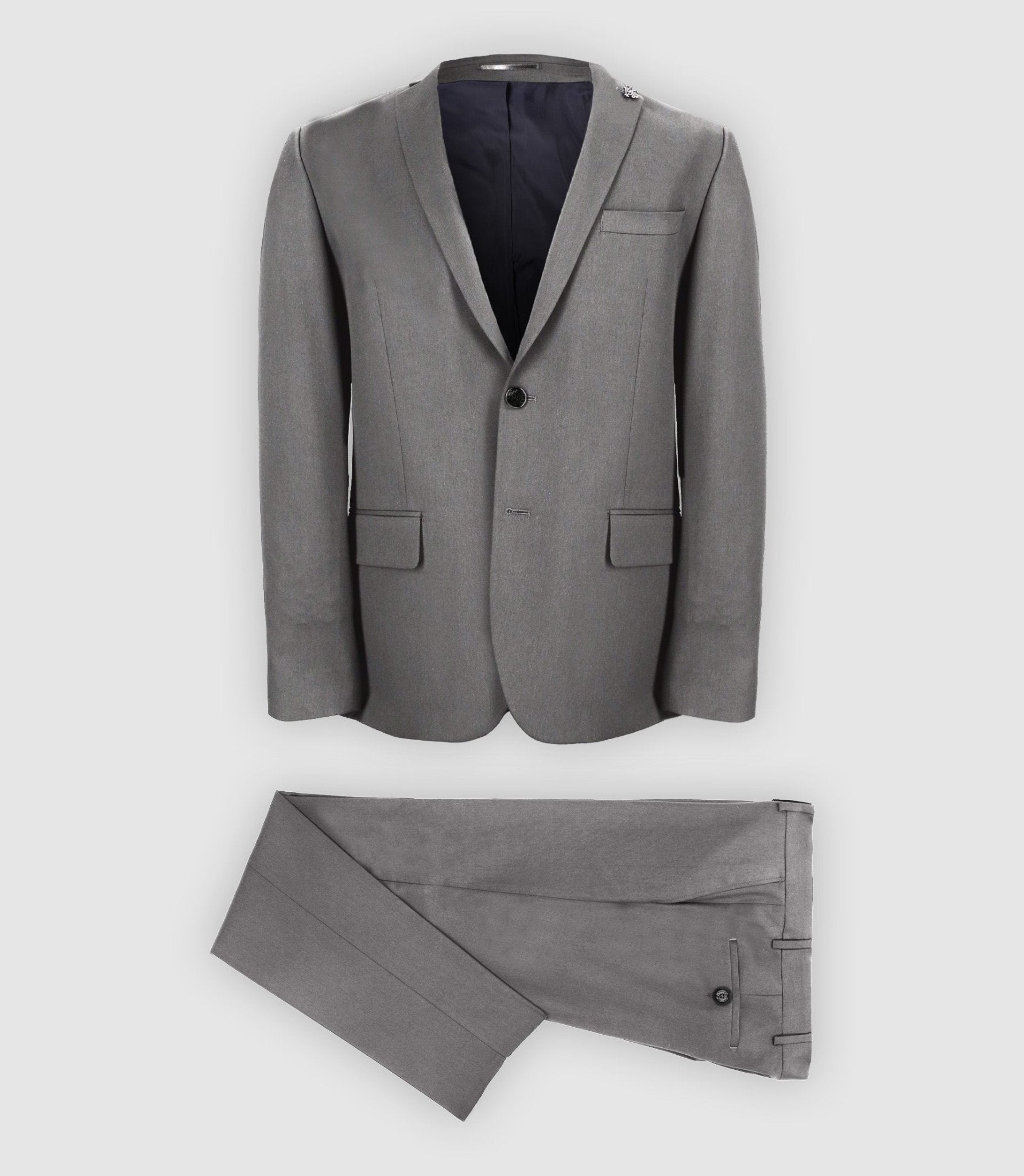 Costume gris 2 boutons - IZAC