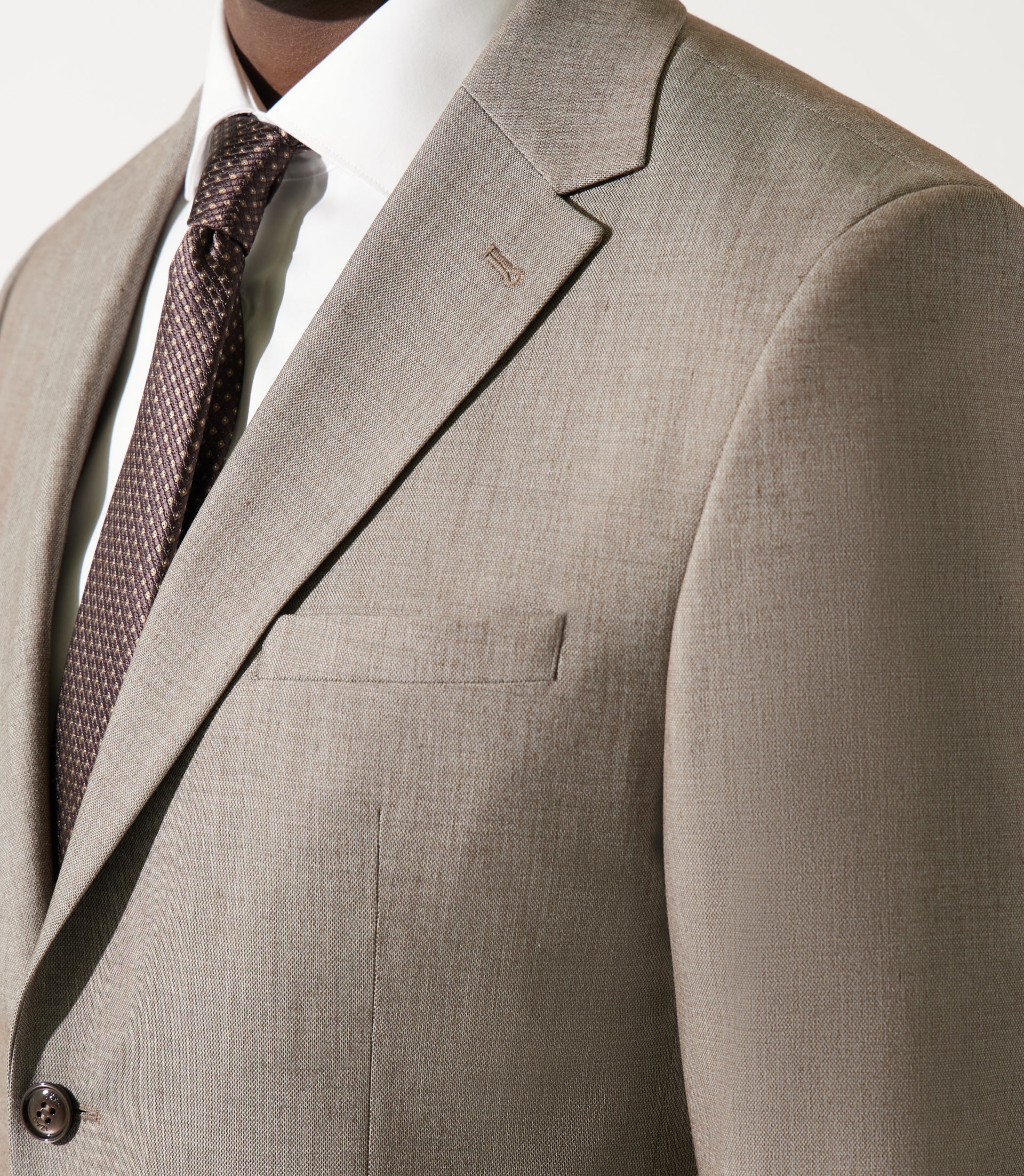 Costume beige 2 boutons - IZAC