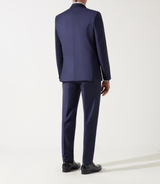 Costume de cérémonie à col châle marine - IZAC