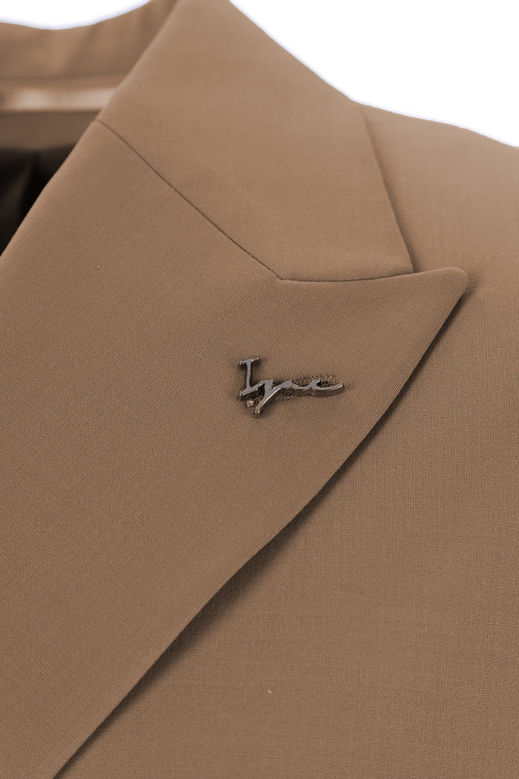 Costume croisé camel - IZAC