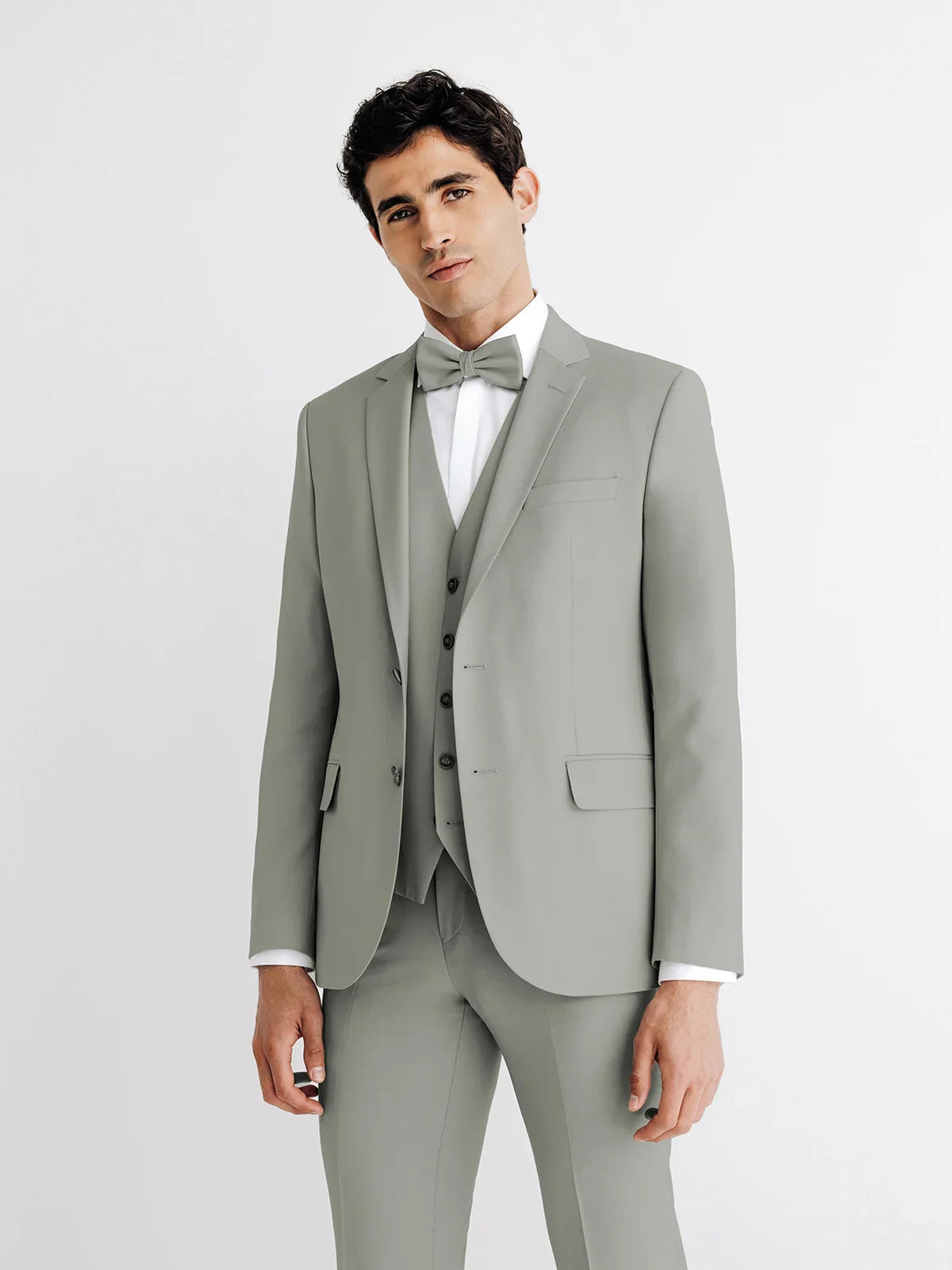 Costume 2 boutons vert clair - IZAC