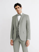 Costume 2 boutons vert clair - IZAC