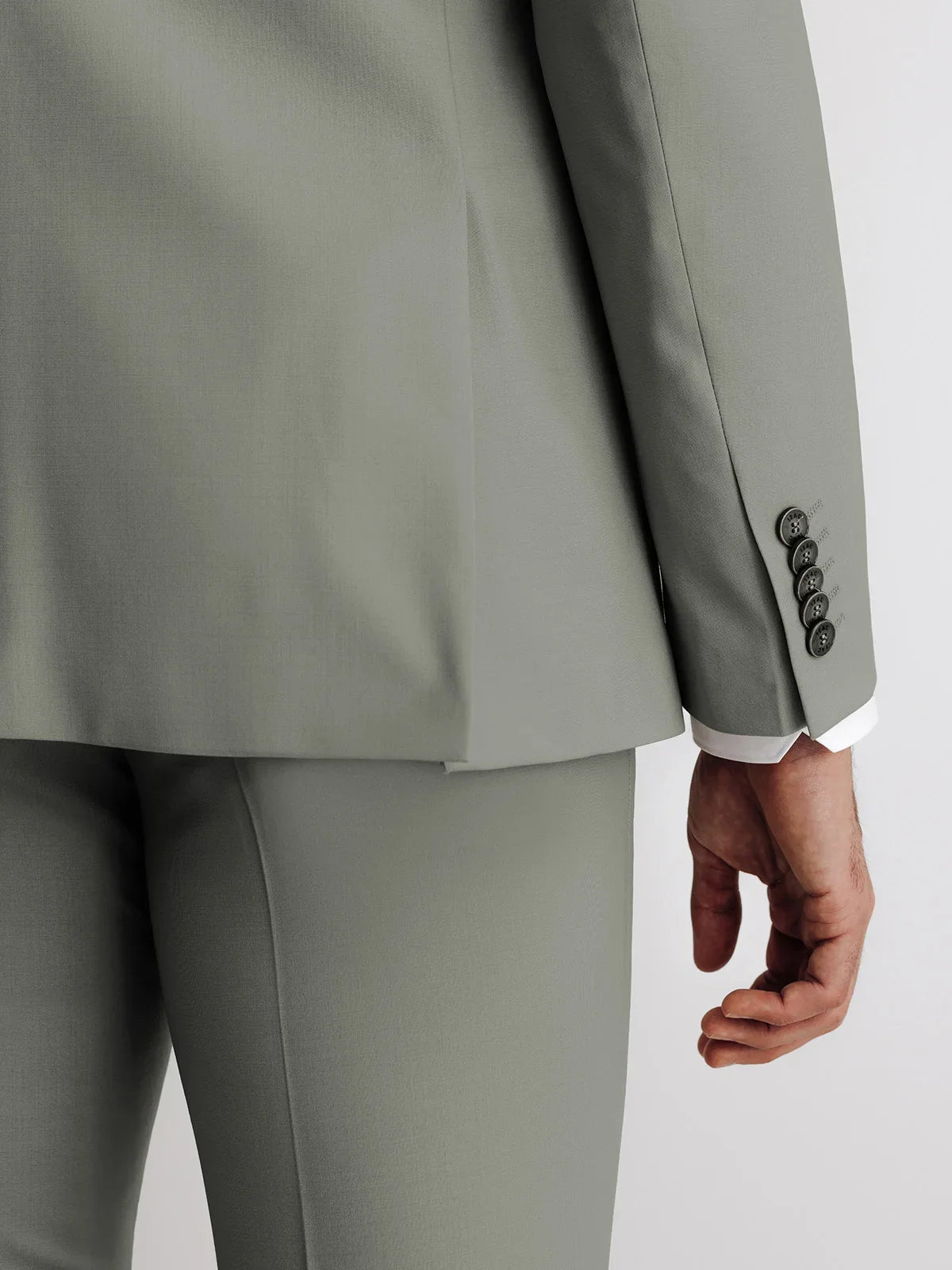 Costume 2 boutons vert clair - IZAC