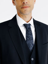 Costume 2 boutons laine bleu marine - IZAC